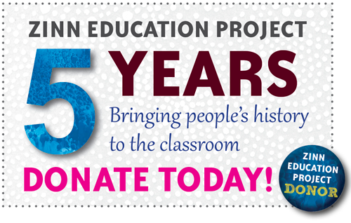 Five years of bringing people's history to the classroom--donate today!