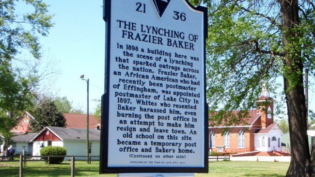 Feb. 22, 1898: White Mob Lynches Frazier Baker And Daughter Julia ...