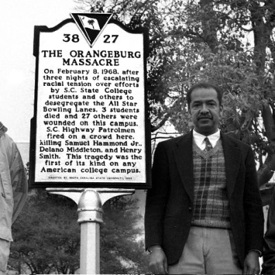 Why did 300 police, FBI and Army kill 3 and injure 28 in the 1968 Orangeburg massacre?