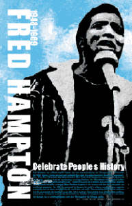 Fred Hampton Poster by Claude Moller. Order at Microcosm.com