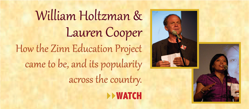 Zinn Room Dedication: William Holtzman and Lauren Cooper | Zinn Education Project: Teaching People's History