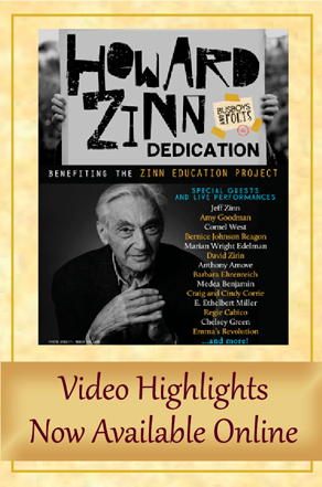 Howard Zinn Room Dedication: Video Highlights | Zinn Education Project: Teaching People's History