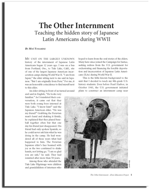 The Other Internment (Lesson) | Zinn Education Project