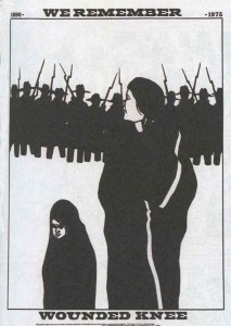 Dec. 29, 1890: Anniversary of the Wounded Knee Massacre (This Day in History) - “We Remember” poster by Bruce Carter | Zinn Education Project: Teaching People's History