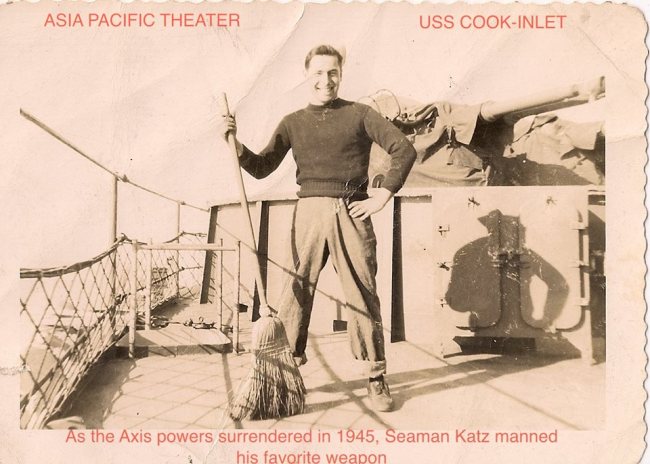 William Katz in the Navy.
