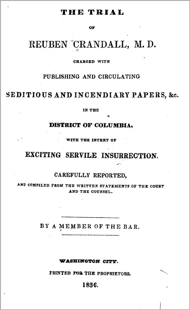 Click image to see full trial document at the Library of Congress online.